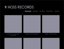 Tablet Screenshot of hossrecords.com